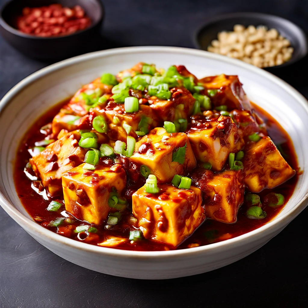 Spicy Tofu with Sichuan Peppercorns