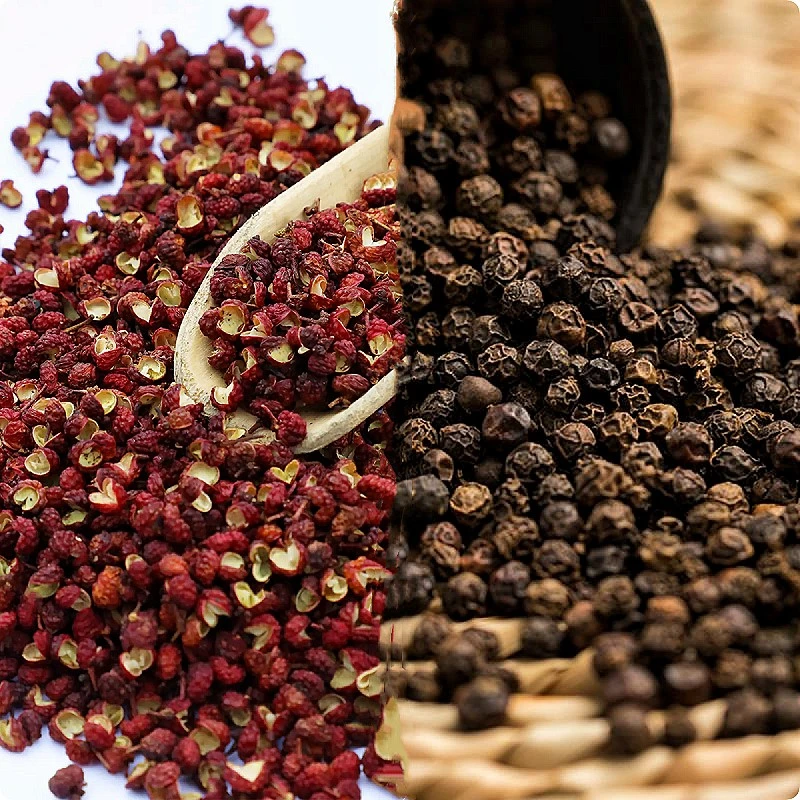 Sichuan Peppercorns vs Black Peppercorns