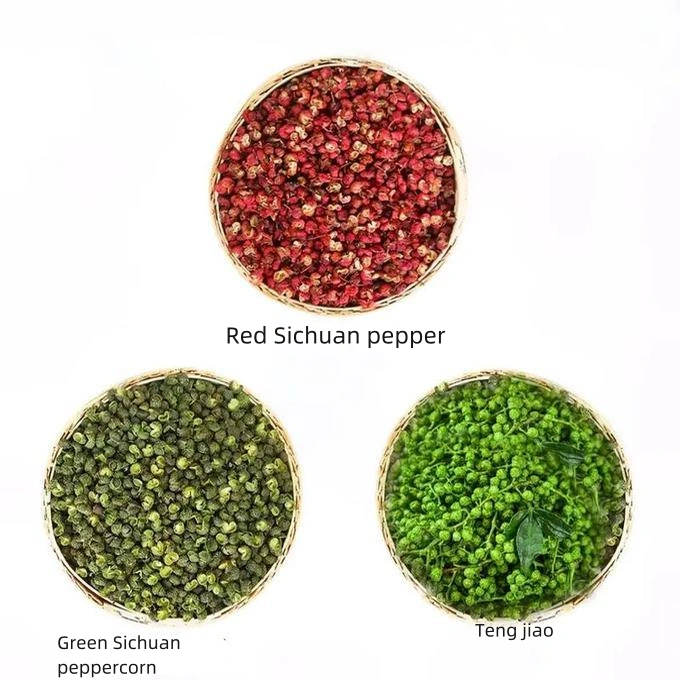 Green sichuan peppercorn vs red sichuan peppercorn