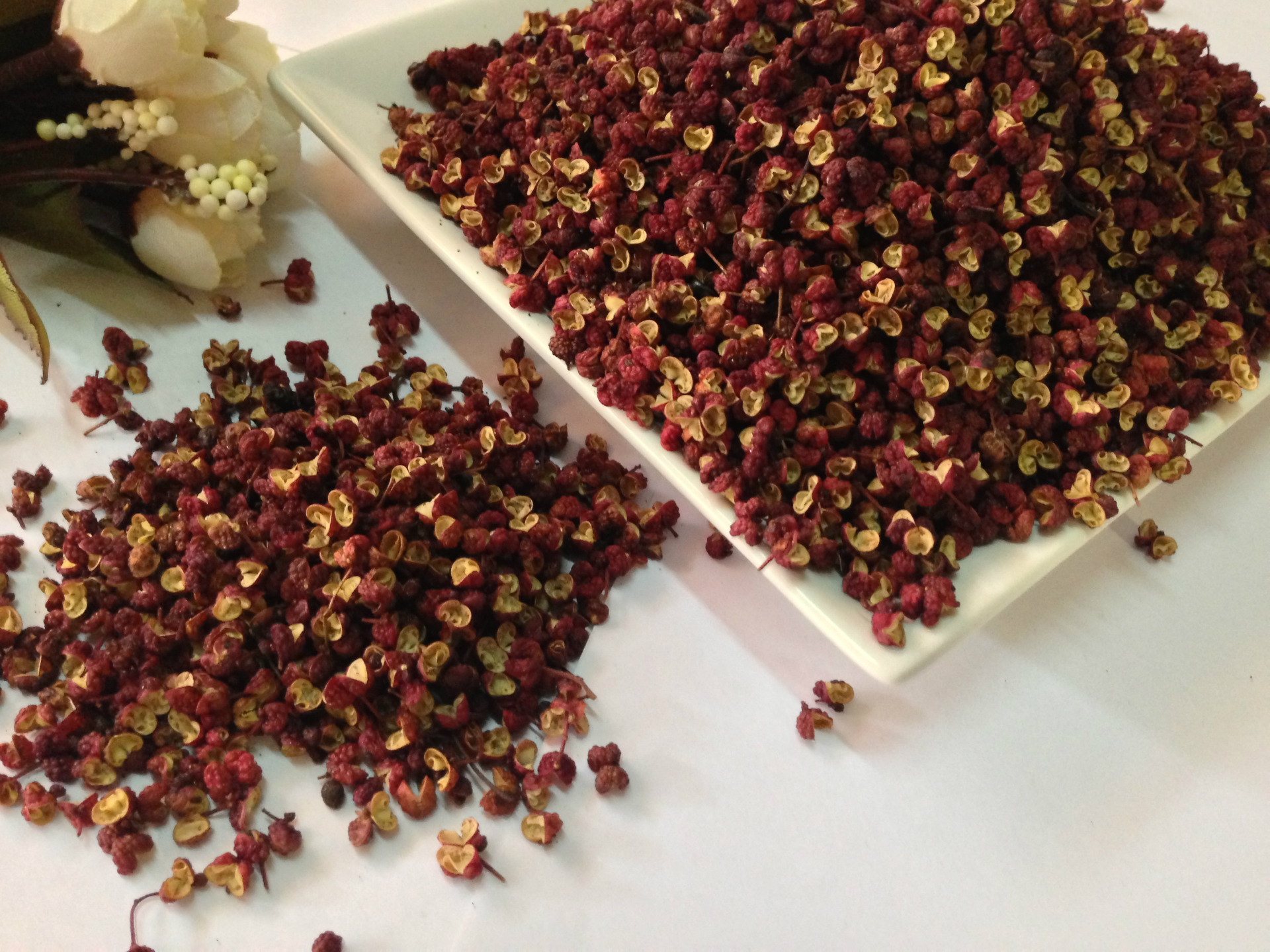 Red sichuan peppercorns fagara, szechuan pepper!!