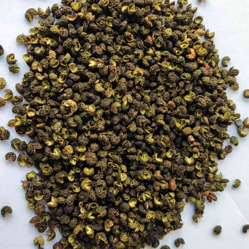 Dried Green Sichuan pepper